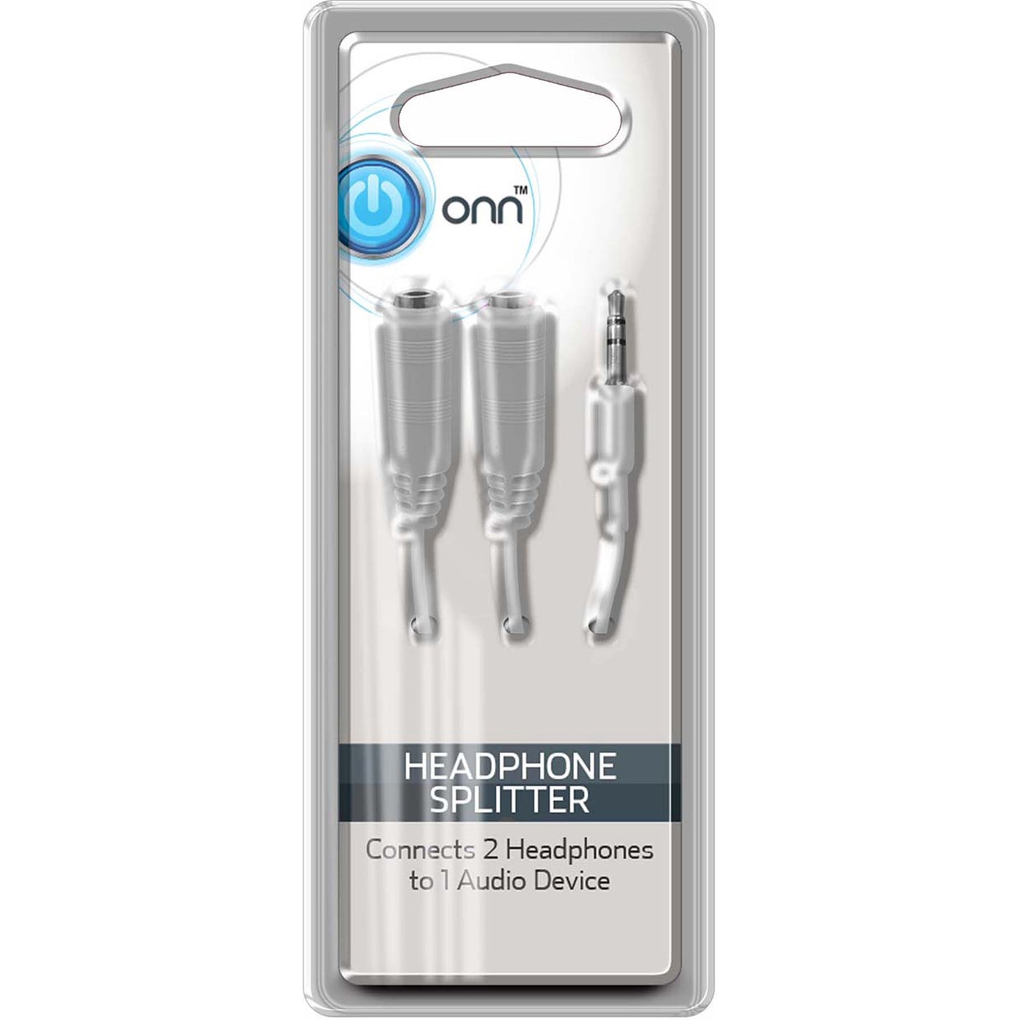 Onn Headphone Splitter White