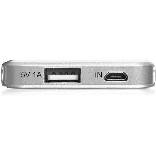 IOGEAR GEARPOWER 2400MAH CAPACITY MOBILE POWER STATION FOR SMARTPHONES/MOBILE DEVICES, WHITE GMP2K
