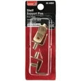 Bulldog Hardware 1/4 in. Angled Shelf Pin, Brass Plated, 4 Pack