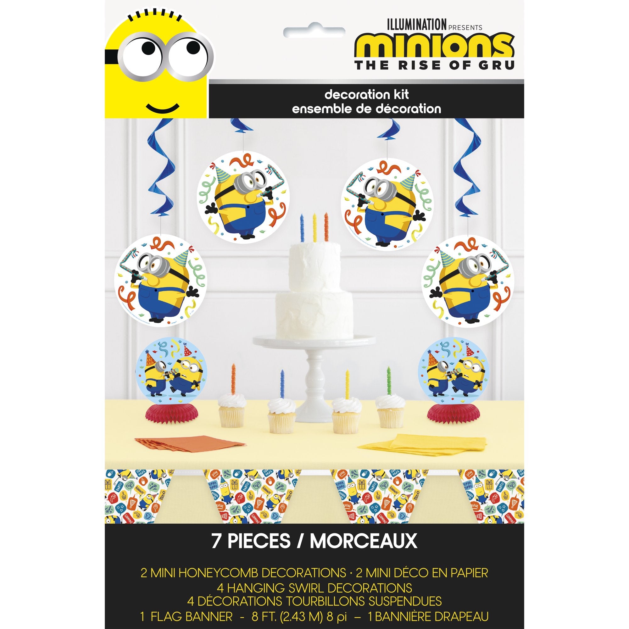Despicable Me Minions Birthday Party Decorating Kit, 7pcs – Realmdrop Shop
