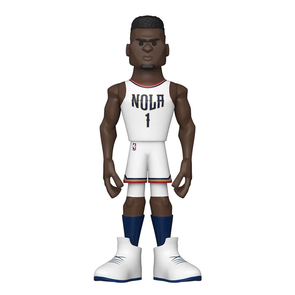 Funko Gold 5" NBA:Pelicans-ZionWilliamson(HomeUni) w/Cha