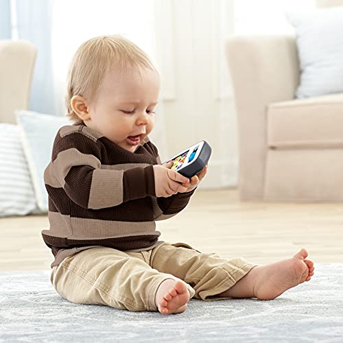 Fisher-Price Baby & Toddler Toy, Laugh & Learn Smart Phone, Gray with Lights & Educational Music for Infants Ages 6+ Months