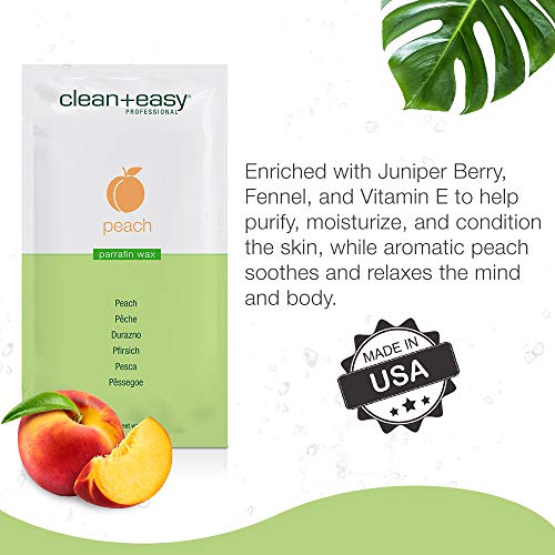 Clean + Easy Peach and Fennel Paraffin Wax, Skin Softener - 1lb
