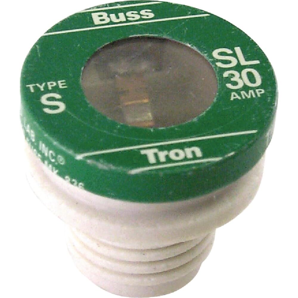 Bussmann BP/SL-30 SL Plug Fuse, Pack of 1, No Color