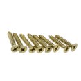 Bulldog Hardware 1 in. Utility Hinge, Brass Plated, 2 Pack