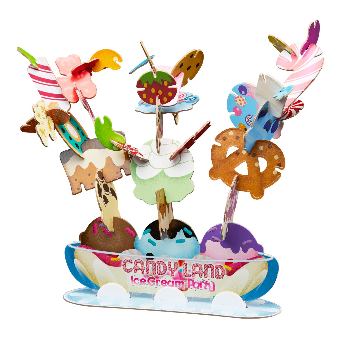 Hasbro Gaming Candy Land Ice Cream Party Preschool Game for 2-4 Players, Games for Preschoolers, Ages 3 and Up