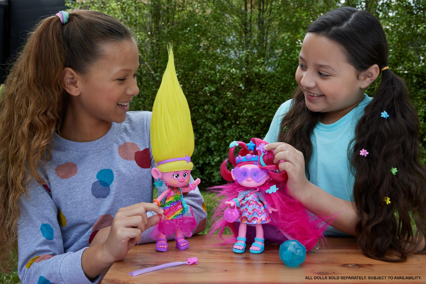 Mattel DreamWorks Trolls Band Together Fashion Doll & 10+ Accessories, Hairsational Reveals Viva with Transforming Hair Piece