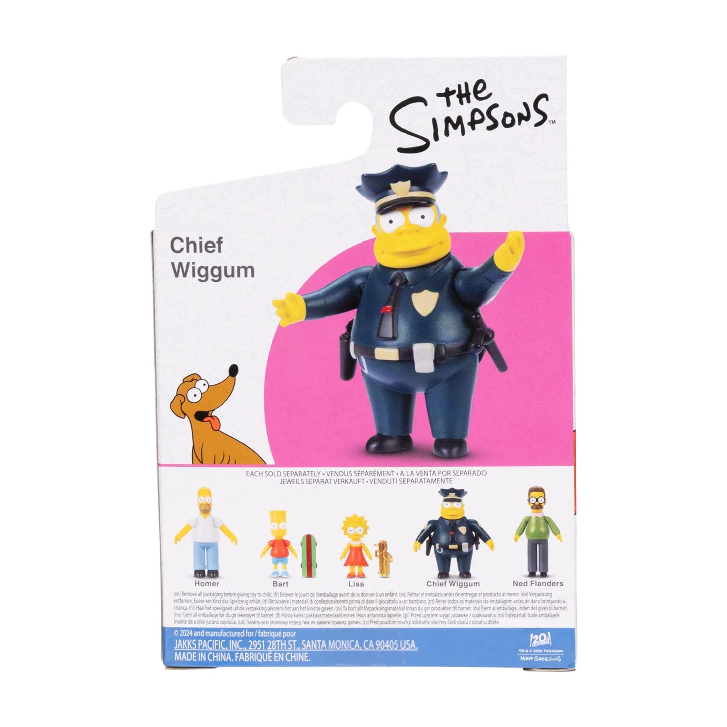The Simpsons 2.5 inch Tall Scaled Collectible Chief Wiggum Action Figure for Child Ages 4+