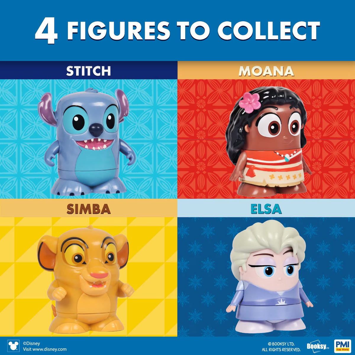 Booksy Disney Stitch Collectible Figure with Tiny Storybook