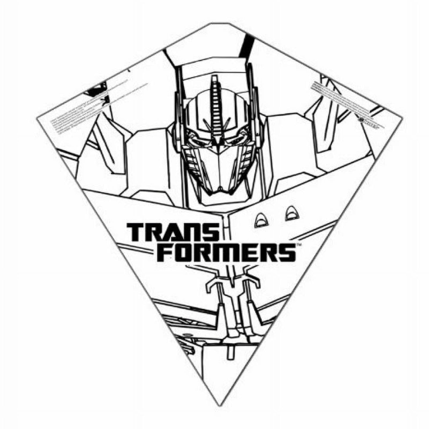 Color Me Kite 26-inches Tyvek Diamond Kite: Transformers