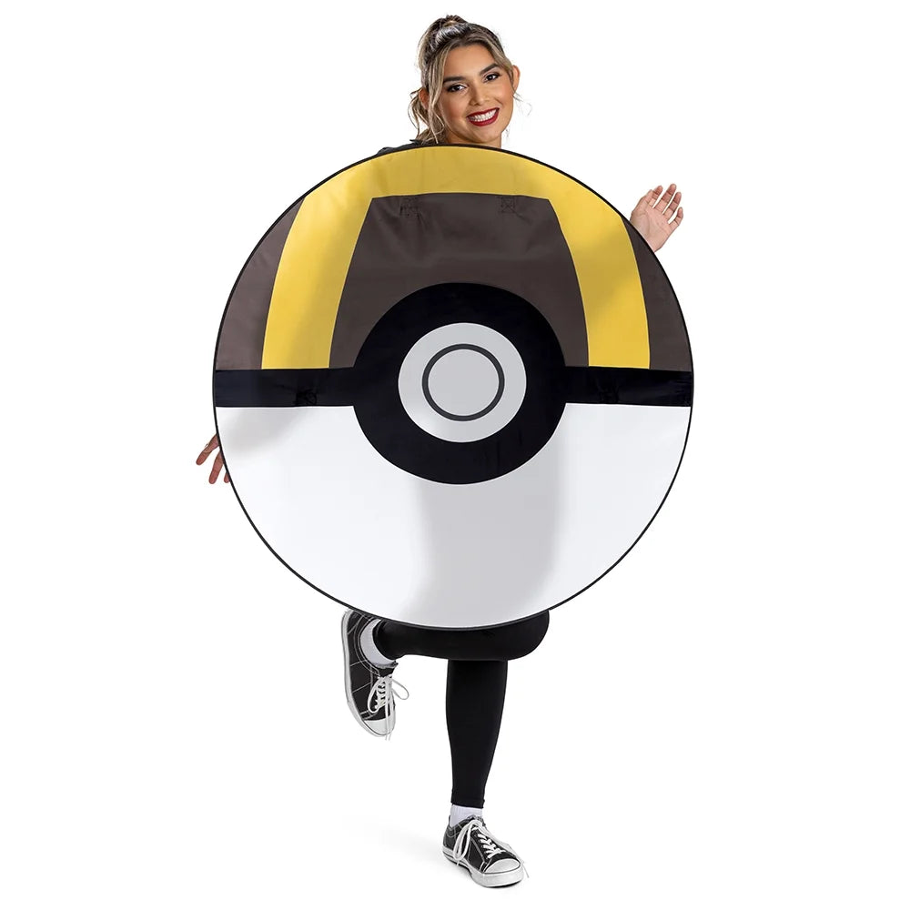 Pokemon Poke Ball Ultra Ball Pop-Out Costume, Child and Adult Ages 8+