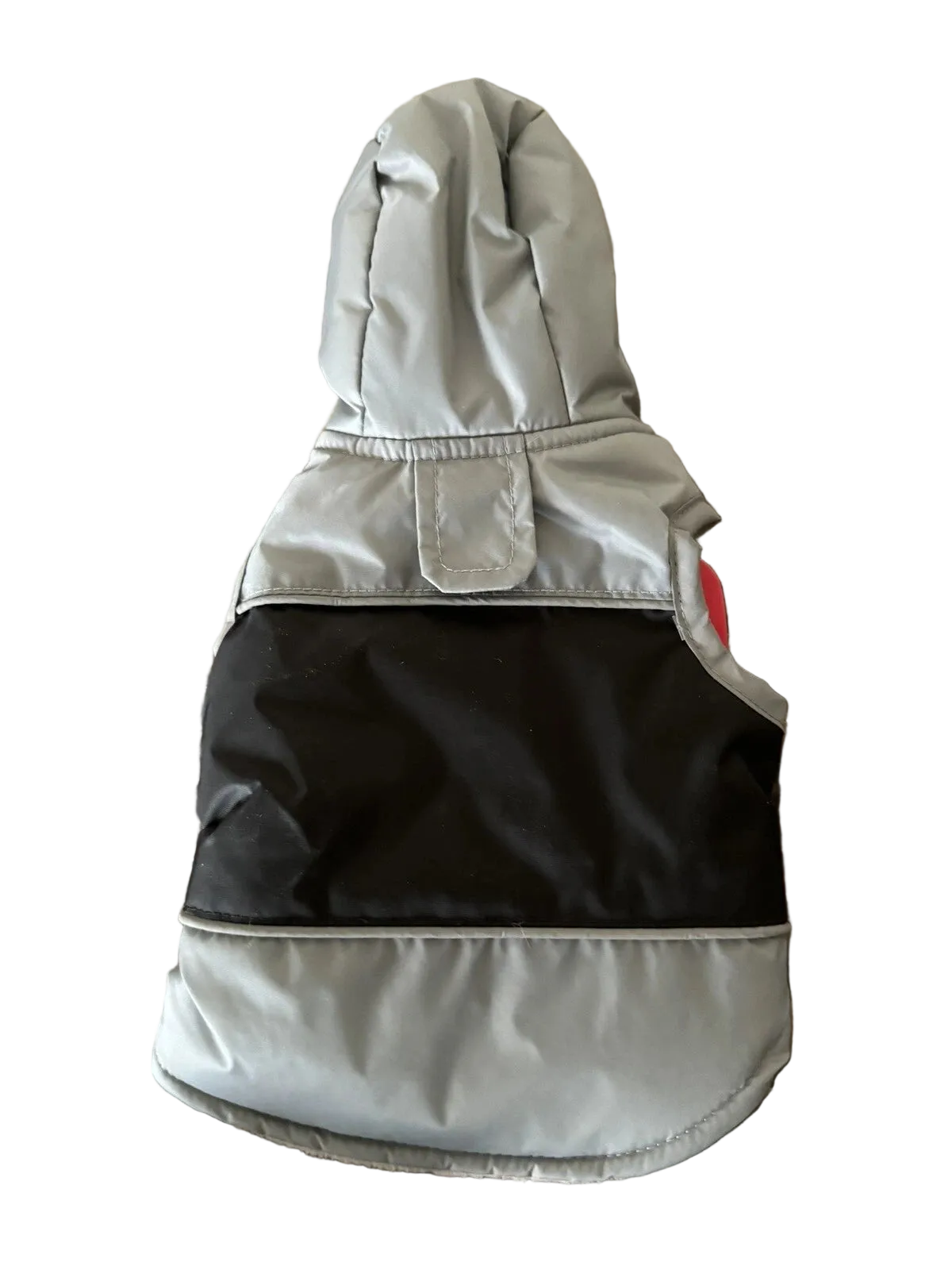 Dog Winter Jacket Coat XS 8 in Grey Fleece Lined