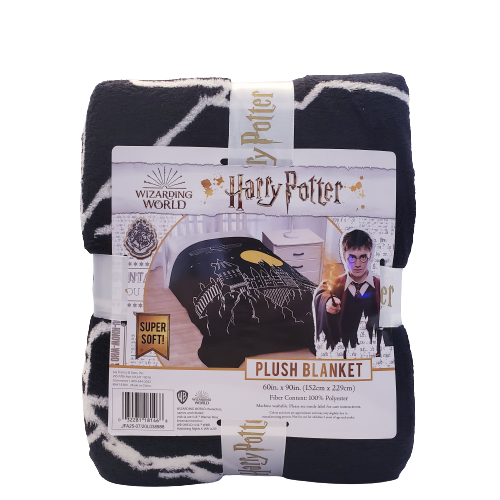 Wizarding World Harry Potter Hogwarts Plush Blanket 60X90
