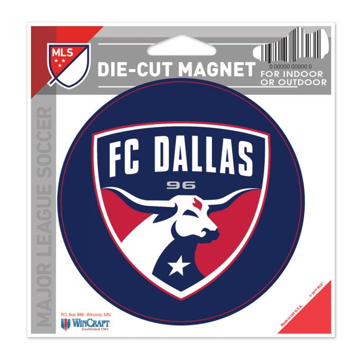 WinCraft Soccer FC Dallas Die Cut Magnet, 4.5" x 6"
