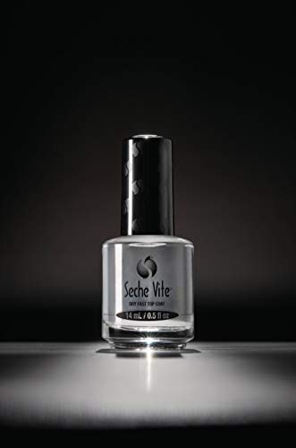 Seche Vite Dry Fast Top Nail Coat, Clear - .5 oz. oz