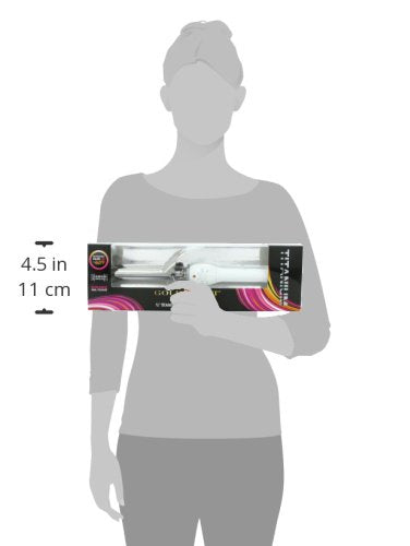 Gold 'N Hot Professional Titanium Spring Curling Iron, 3/4 Inch GH3111