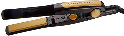 BaBylissPRO Ceramic Tools Straightening Iron, 1 Inch, Black CT2555