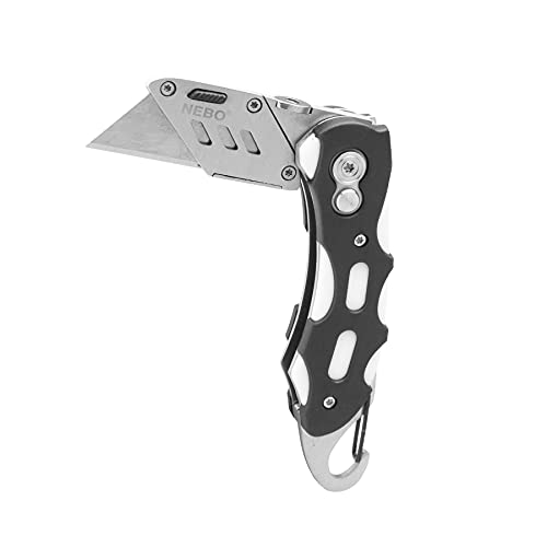NEBO Folding Lock-Blade Utility Knife | Utility Knife Compatible With All Standard Utility Blades