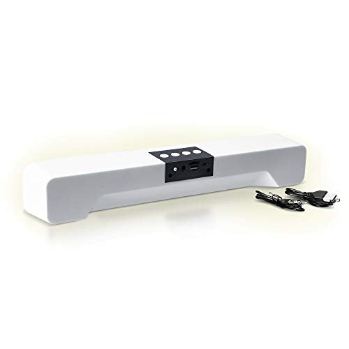 IJOY Ledge 20W Mini Bluetooth Sound Bar, Wired and Wireless Home Theater Audio for Cell Phone/Tablet/Projector