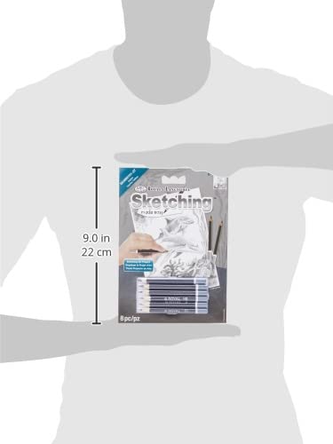 ROYAL BRUSH Mini Sketching Made Easy Kit, 5 by 7-Inch, Dolphins