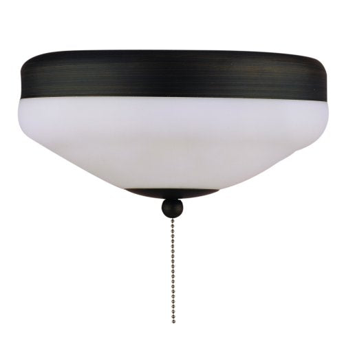 Litex CKE113ABZ Single-Light Ceiling Fan Light Kit, Aged Bronze - Realmdrop Shop