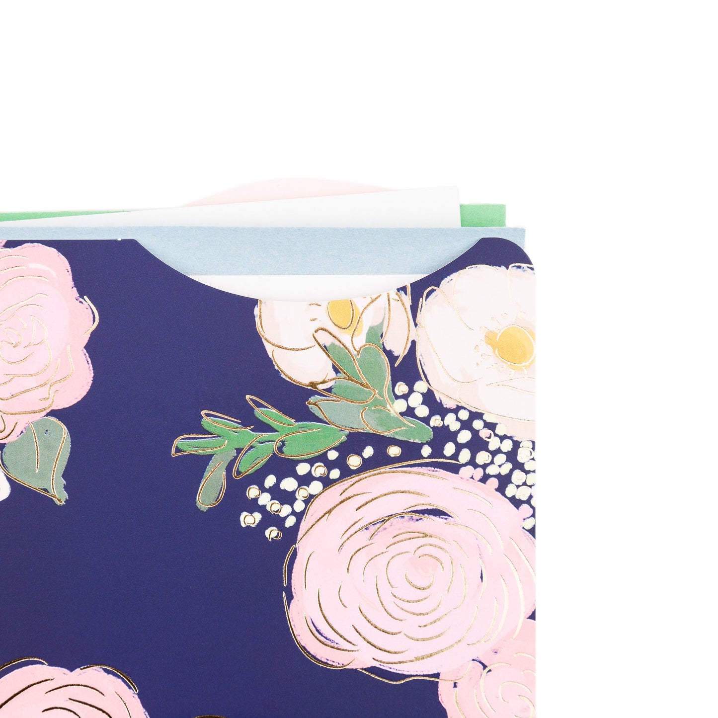 U Brands 6 Count Bright Floral Fashionable Decorative Office File Folders