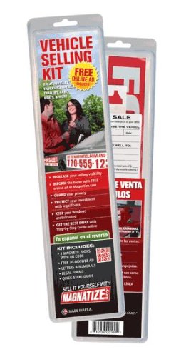 Magnatize Vehicle Selling Kit -Magnetic Advertising Sign UPC: 810956001002 - Realmdrop Shop