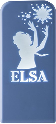Disney Frozen Elsa Silhouette Night Light, Always On, Long-Life LED, Ideal for Bedroom, Nursery, Bathroom, Hallway, Stairs, 32512