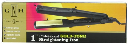 Gold 'N Hot Gold-tone Straightening Iron, 1 Inch GH3002