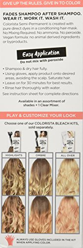 L'Oréal Paris Colorista Semi-Permanent Hair Color for Light Bleached or Blondes, Peach