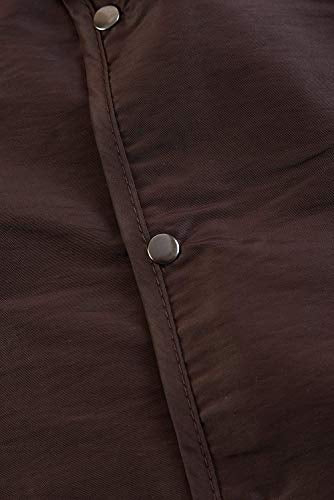 A Size Above Big & Tall Vented Mesh Back Barber Vest, Chocolate Brown / BLACK, STYLE 2218