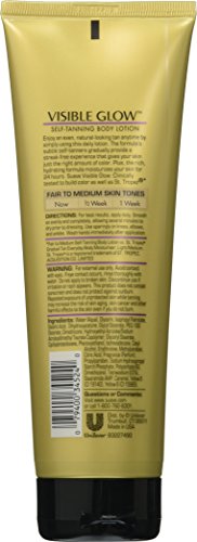 Suave Professionals Visible Glow Self-Tanning Body Lotion, Fair to Medium 7.5 oz