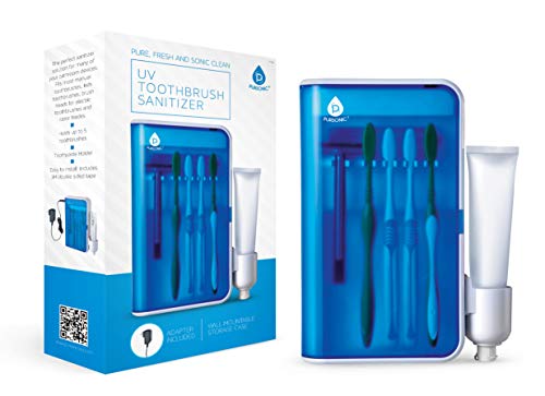 Pursonic S2 Wall Mountable Portable UV Toothbrush Sanitizer