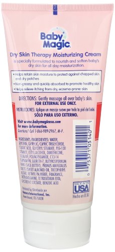 Baby Magic Dry Skin Therapy Moisturizing Cream, Original Baby Scent, 6 Ounces
