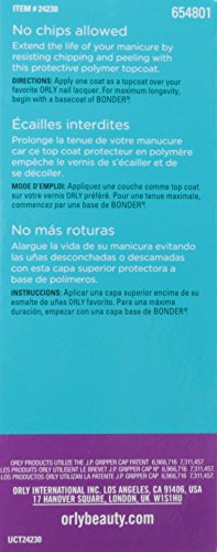 Orly Top Nail Coat, Won't Chip, 0.6 Ounce