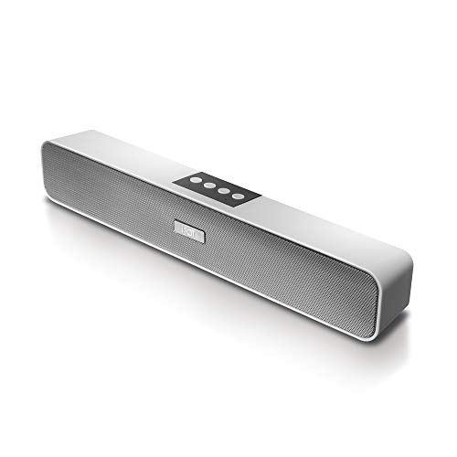 IJOY Ledge 20W Mini Bluetooth Sound Bar, Wired and Wireless Home Theater Audio for Cell Phone/Tablet/Projector