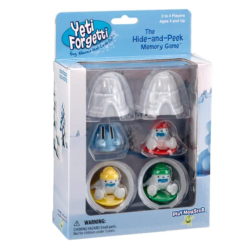 Yeti Forgetti -- Award-Winning Children's Game -- Hey, Where'd That Crab Go? -- Ages 4+ -- 2-4 Players