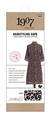 1907 Leopard Hairstyling Cape