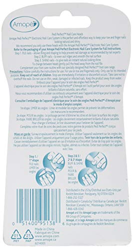 Amope Pedi Perfect Electronic Nail File Refills,