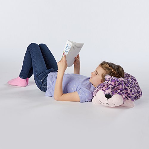 My Pillow Pets Pink Leopard Plush, 18"/Large