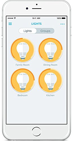 Cree Lighting BA19-08027OMF-12CE26-1C100 Cree Connected LED Smart Bulb, 1pk, Soft White