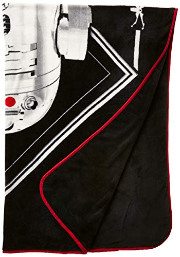 Jay Franco Star Wars Ep 8 Grafix Blanket, Gray