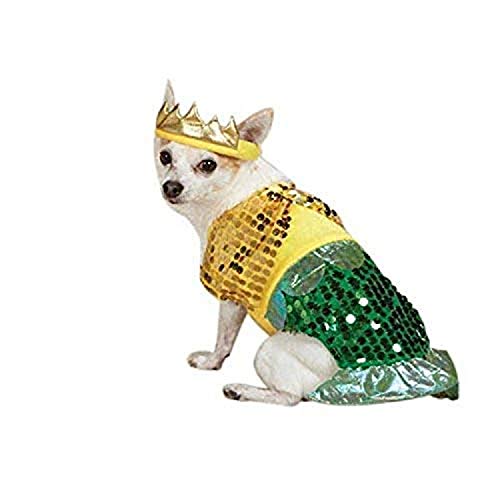 Zack & Zoey Lil' Furrmaid Dog Costume, Medium, Gold
