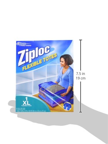Ziploc Storage Bags for Clothes, Flexible Totes for Easy and Convenient Storage, 1 XL Bag