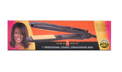 Gold N Hot Gh2027 Ceramics Professional Ceramic Straightening Iron, 1 Inch