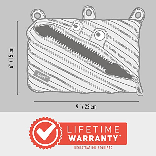 ZIPIT Grillz 3-Ring Pencil Case, Purple