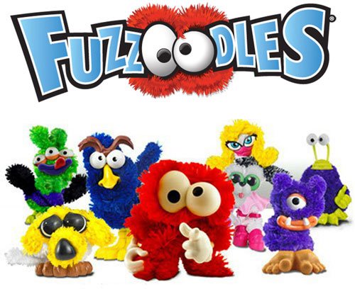 Ideal Fuzzoodles Goofy Guys Plush
