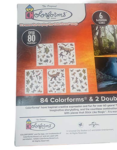 Peachtree Plaything Colorforms Sticker Story Mega Set Mickey Mouse, Trolls World Tour, Disney Princess and Jurassic Park (Jurassic World)