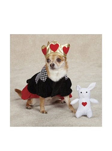 Casual Canine Queen of Hearts Dog Costume, X-Large, Red