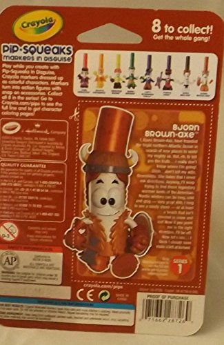 Crayola Pip-Squeaks Bjorn Brown Axe in Disguise Marker